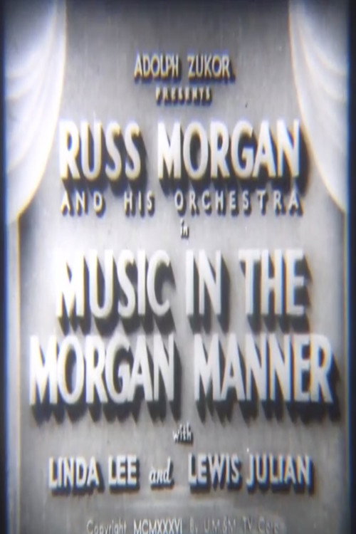 Music in the Morgan Manner Poster