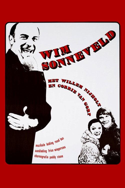 Wim Sonneveld with Willem Nijholt and Corrie van Gorp Poster