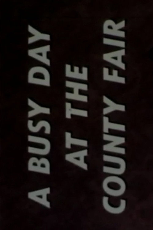 A Busy Day at the County Fair Poster