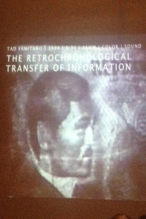 The Retrochronological Transfer of Information Poster
