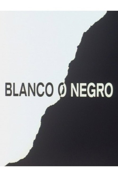Blanco o negro Poster