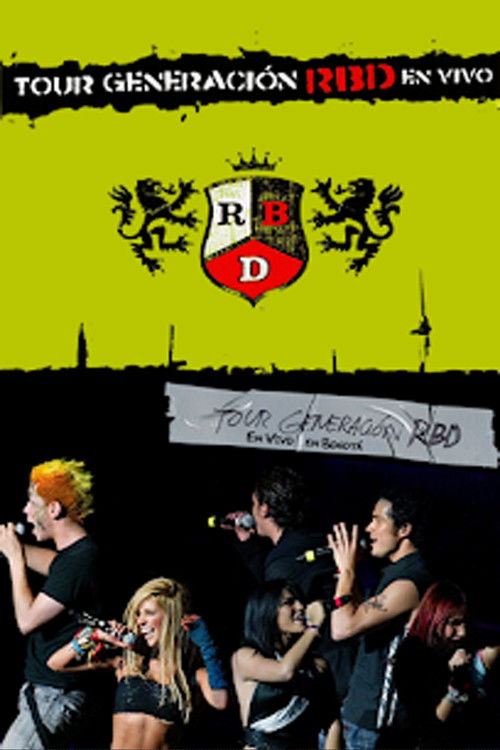 Tour Generación En Vivo En Bogotá Poster