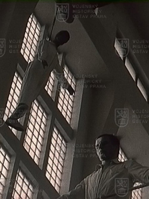 Man in a Great Hall Poster