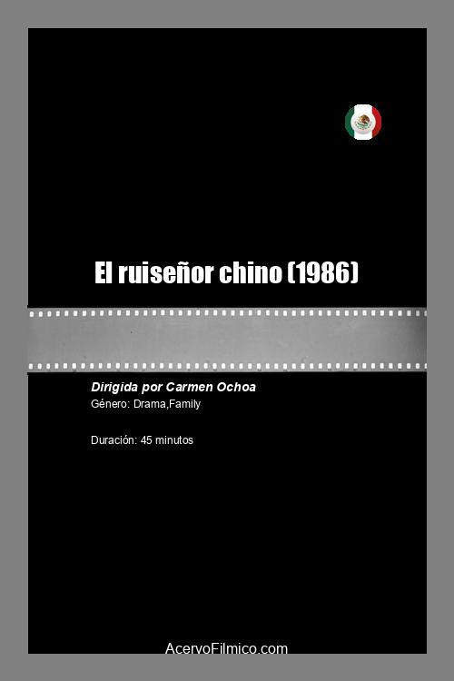 El ruiseñor chino Poster