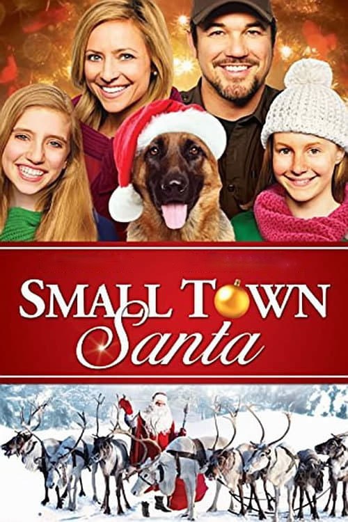 Small Town Santa Poster