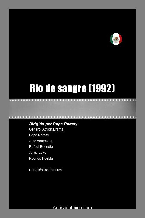 Río de sangre Poster