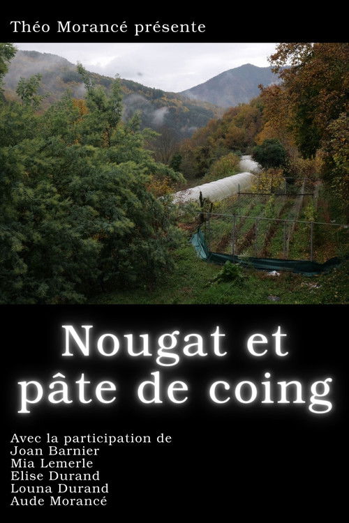 Nougat et pâte de coing Poster