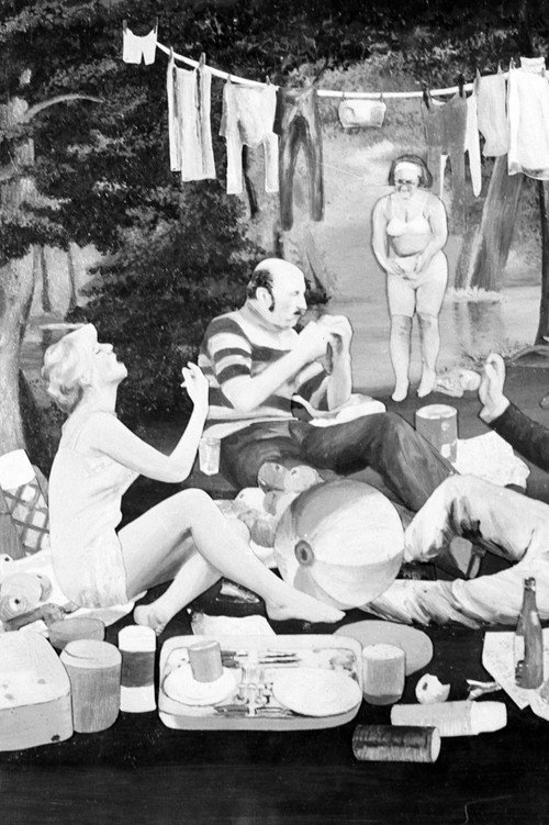 Breakfast on the Grass Poster