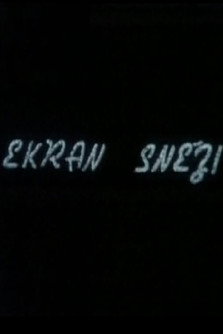 Ekran sneži Poster
