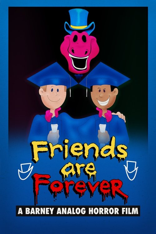Friends Are Forever: A Barney Analog Horror Film Poster