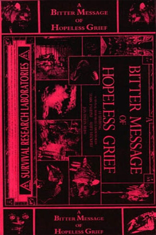 A Bitter Message of Hopeless Grief Poster