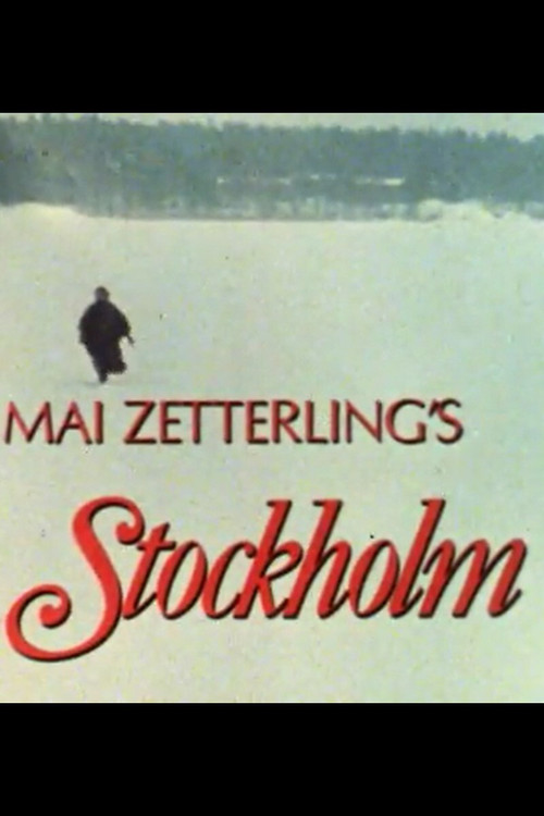 Mai Zetterling's Stockholm Poster