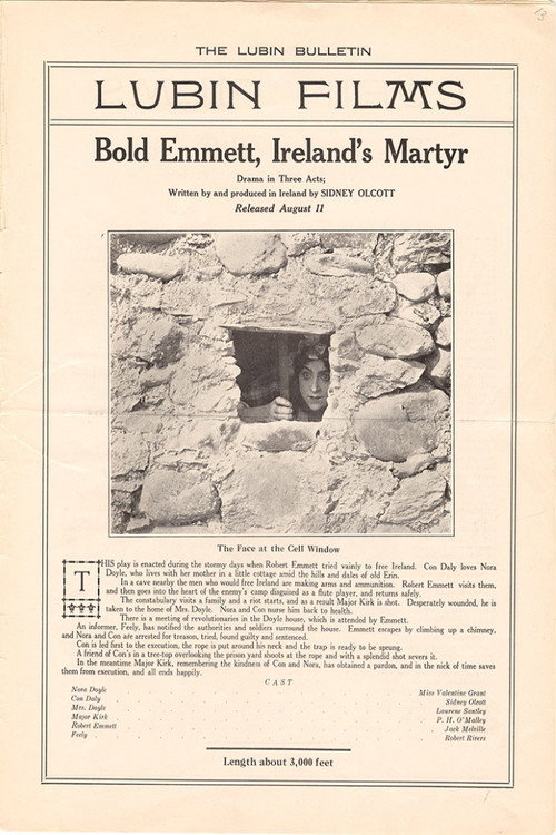 Bold Emmett, Ireland's Martyr Poster