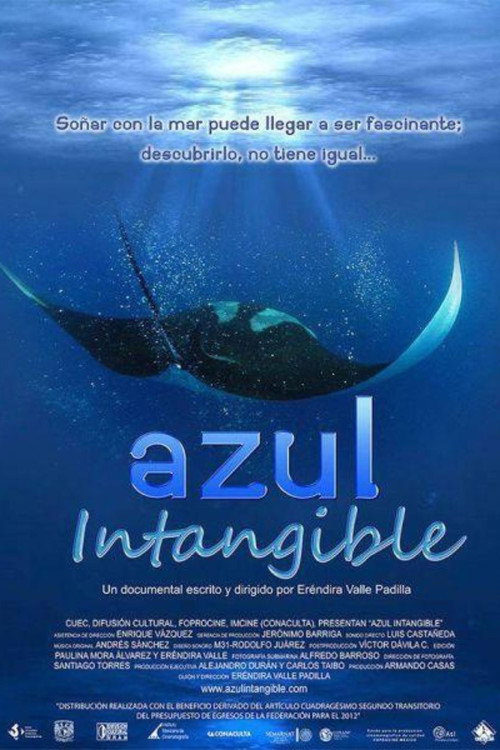 Intangible Blue Poster