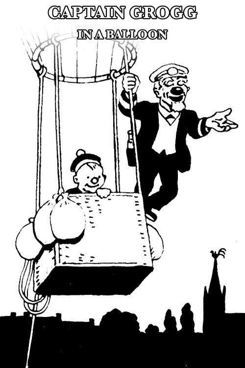 Captain Grogg in a Balloon Poster