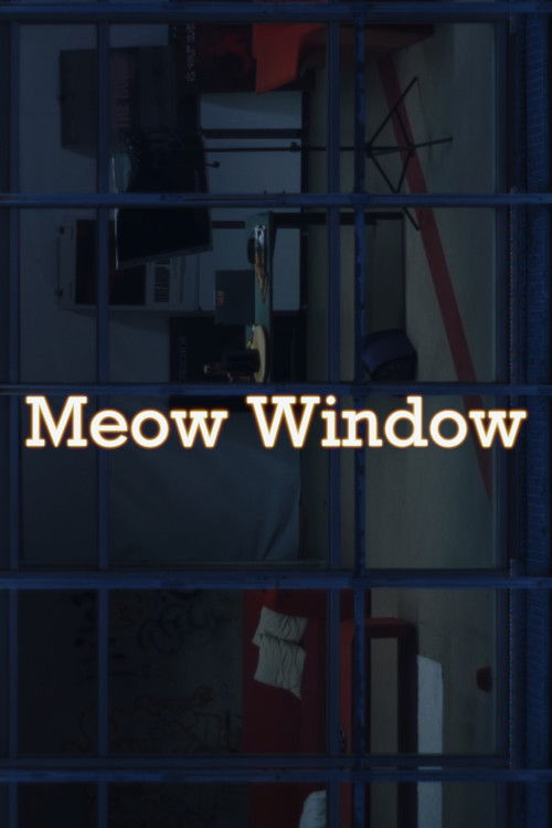 Meow Window Poster