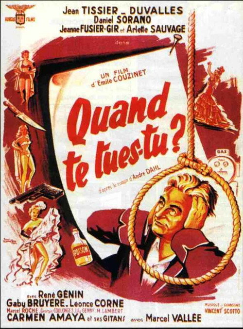 Quand te tues-tu ? Poster