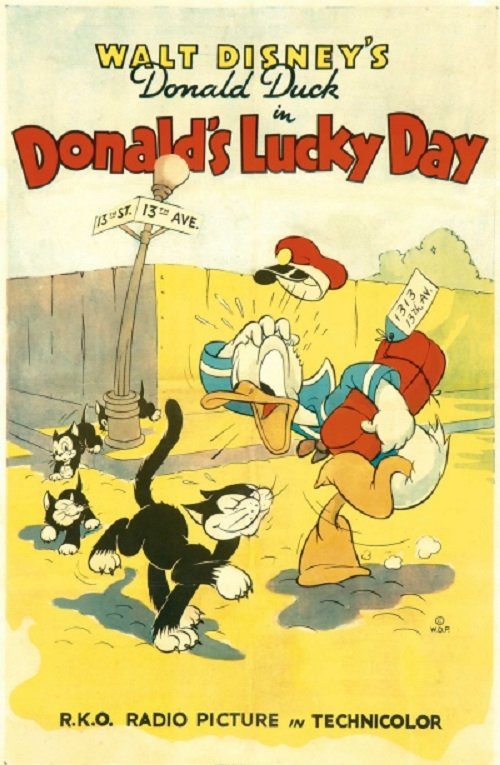 Donald's Lucky Day Poster