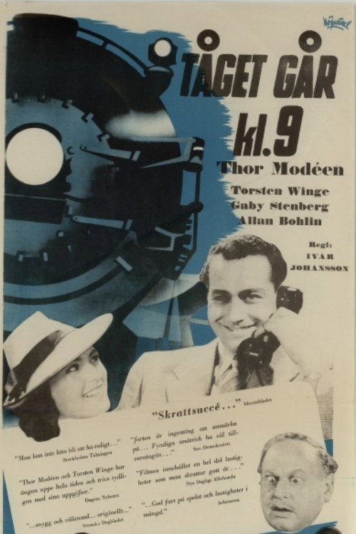 Tåget går klockan 9 Poster