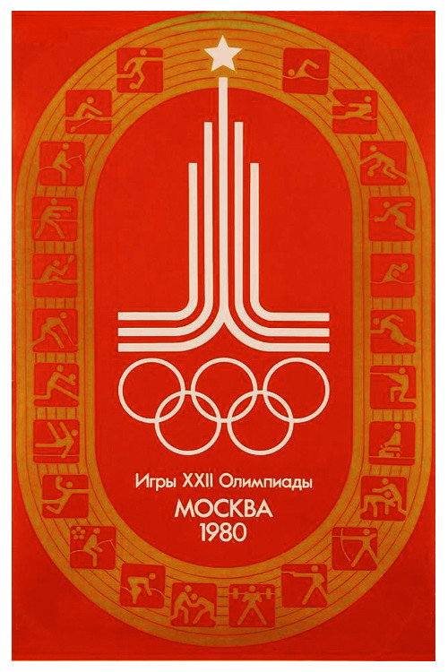 Olympics-80. Opening and Closing Poster