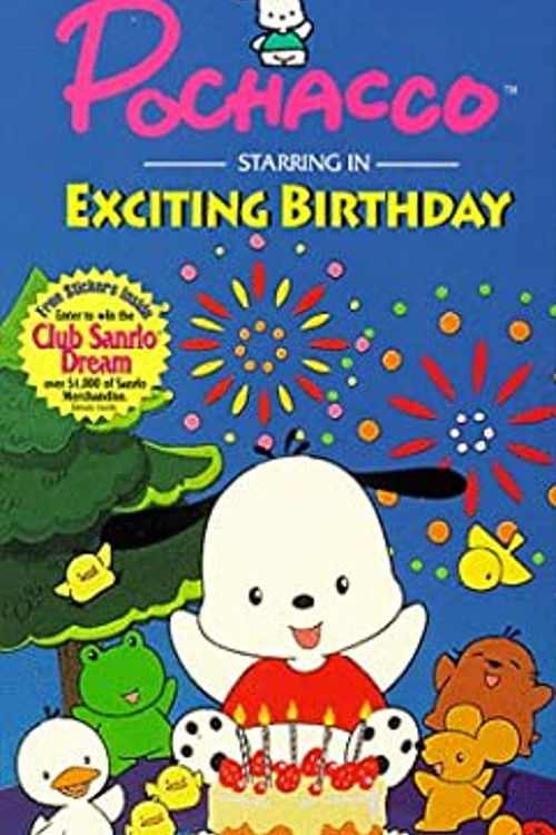 Pochacco: Exciting Birthday Poster
