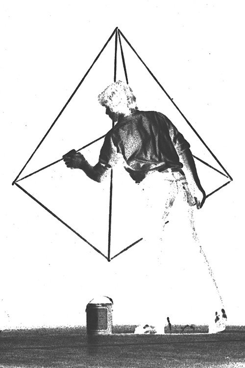 Pyramid Drawings Poster