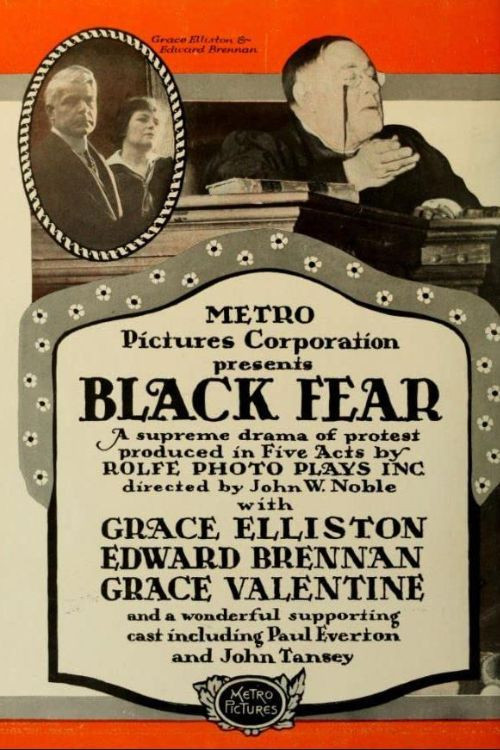 Black Fear Poster