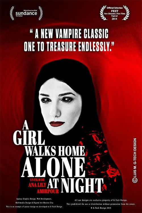A Girl Walks Home Alone at Night Poster