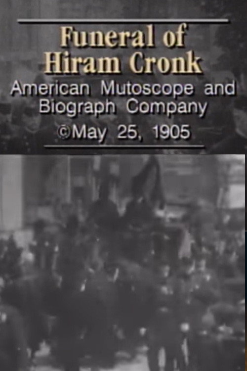 Funeral of Hiram Cronk Poster