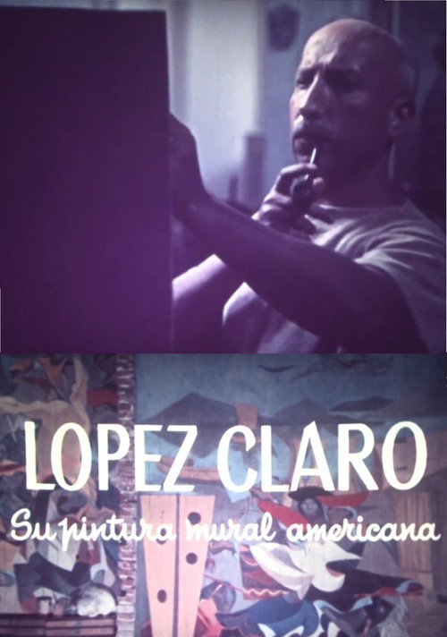 López Claro, su pintura mural americana Poster