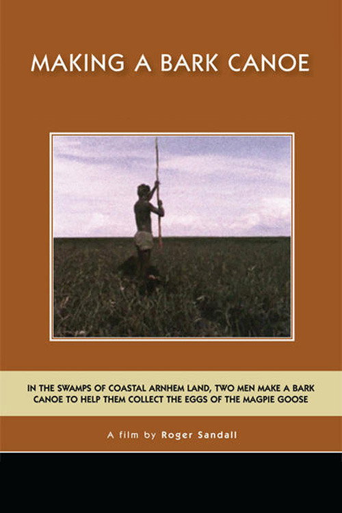 Making A Bark Canoe Poster