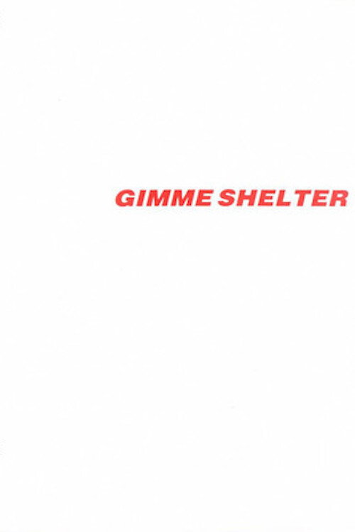 Gimme Shelter Poster