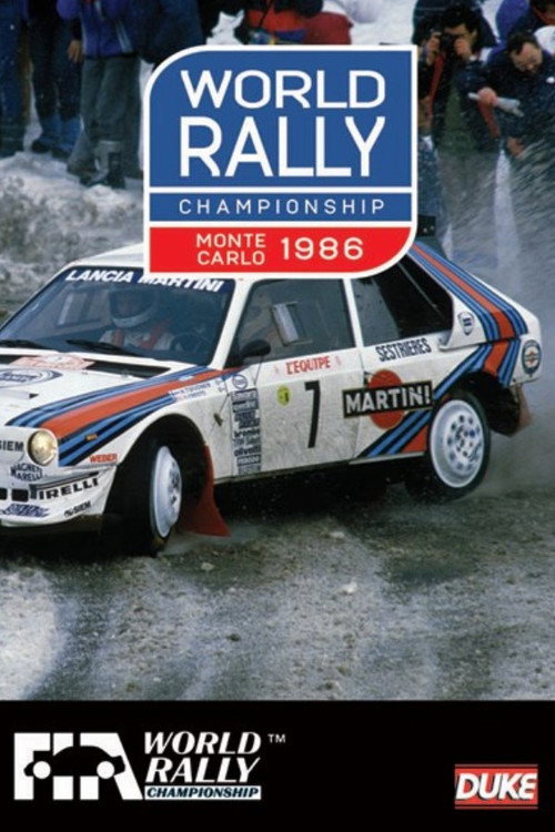 Monte Carlo Rally 1986 Poster