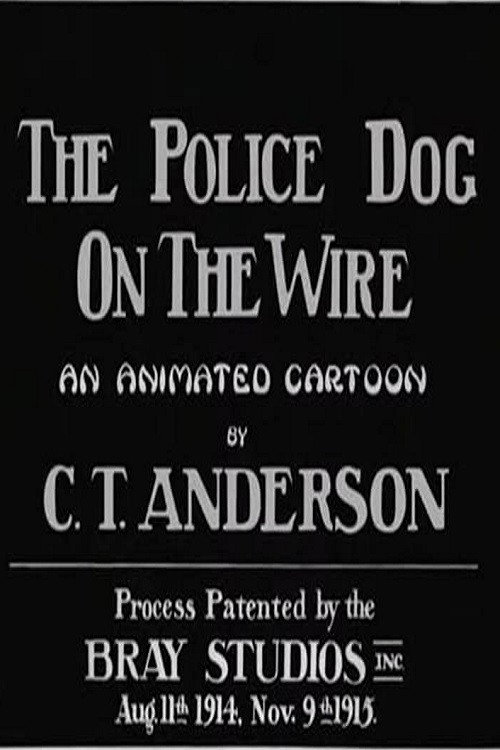 Police Dog on the Wire Poster