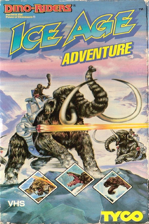 Dino-Riders in the Ice Age Poster