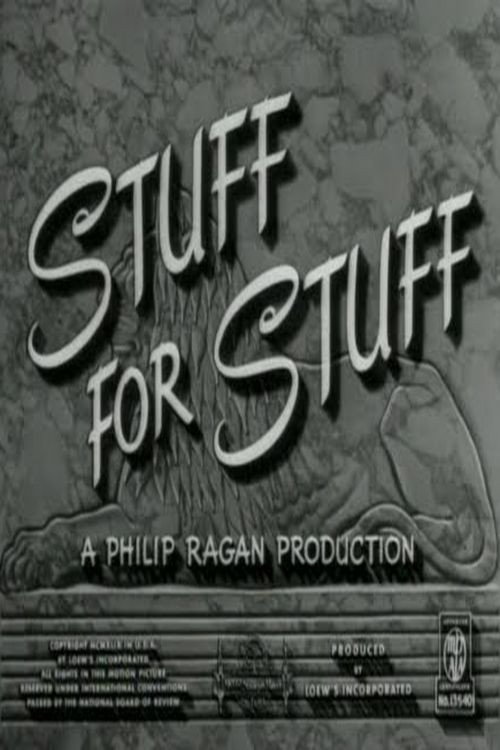 Stuff for Stuff Poster