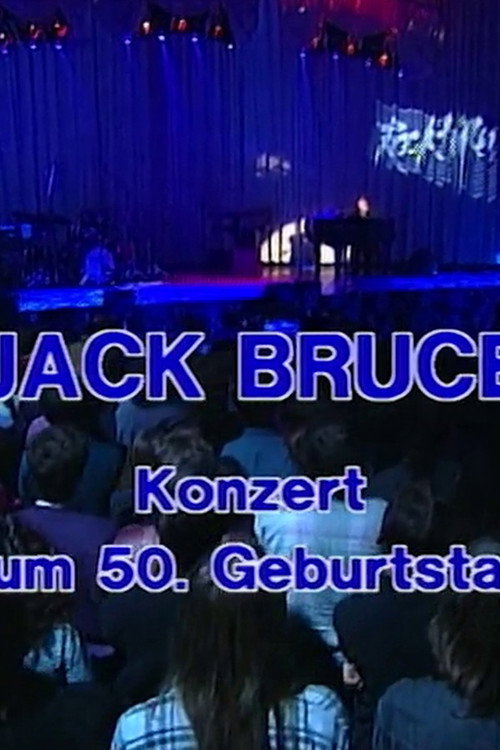 Jack Bruce - "The 50th Birthday Concerts" im E-Werk, Köln 1993 Poster