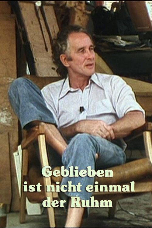 Geblieben ist nicht einmal der Ruhm Poster