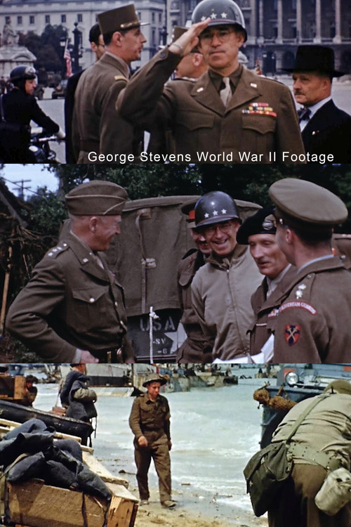 George Stevens World War II Footage Poster