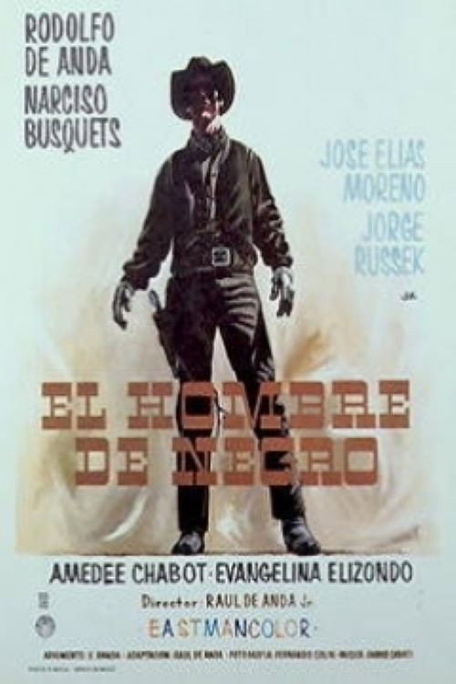 El Hombre De Negro Poster