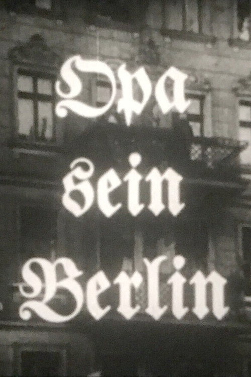 Opa sein Berlin Poster