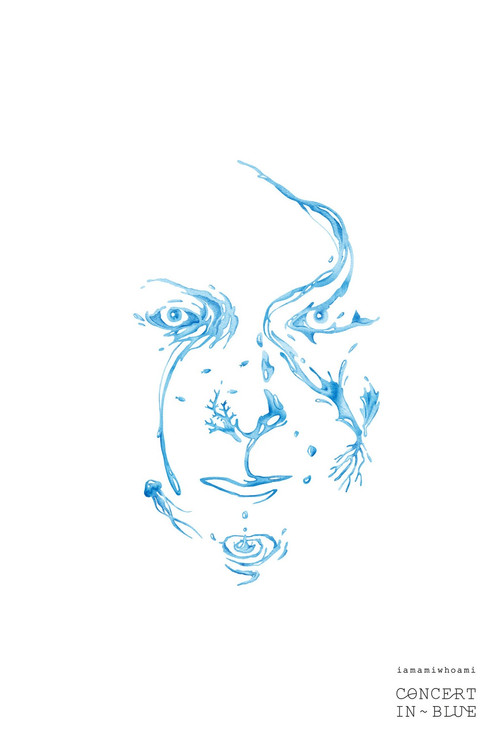 iamamiwhoami: Concert in Blue Poster