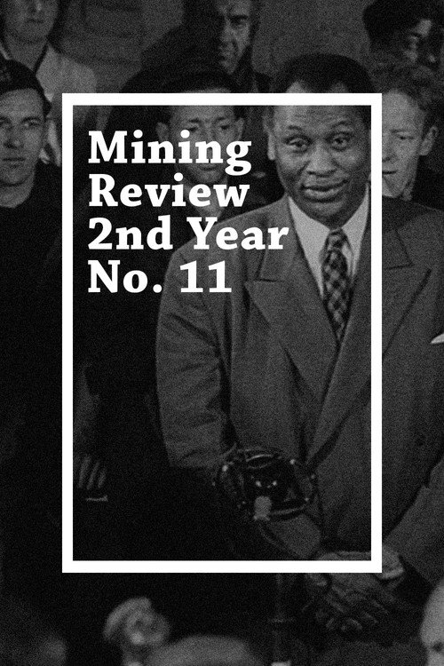 Mining Review 2nd Year No. 11 Poster