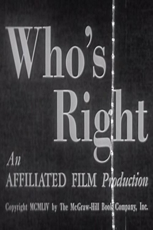 Who's Right? Poster