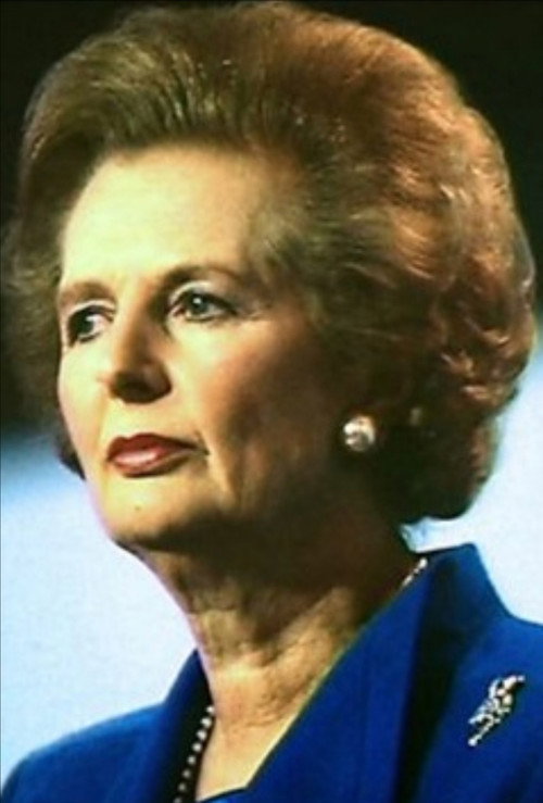 Portillo on Thatcher Poster