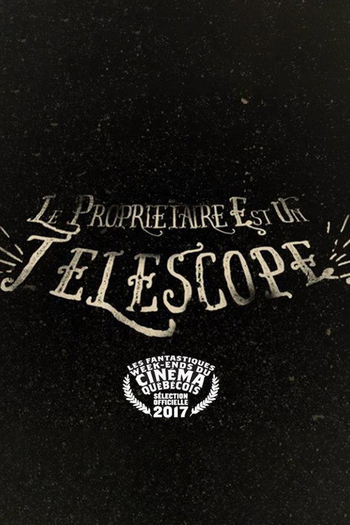 Le propriétaire est un télescope Poster