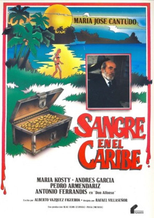 Sangre en el Caribe Poster