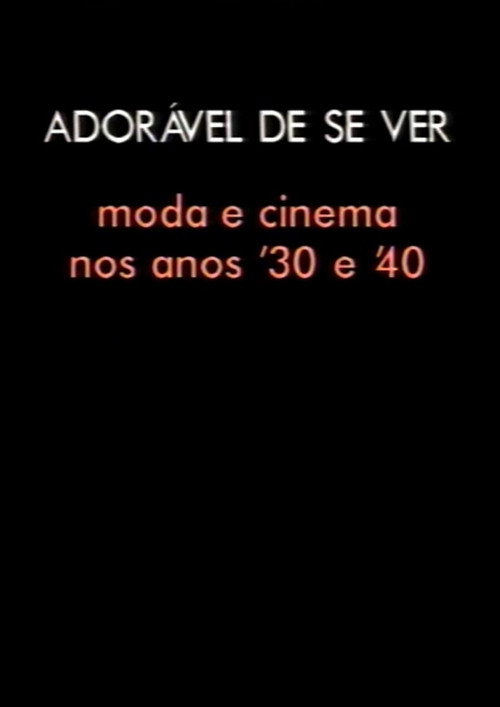 Adorável de se ver Poster