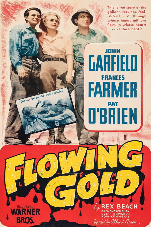 Flowing Gold Poster