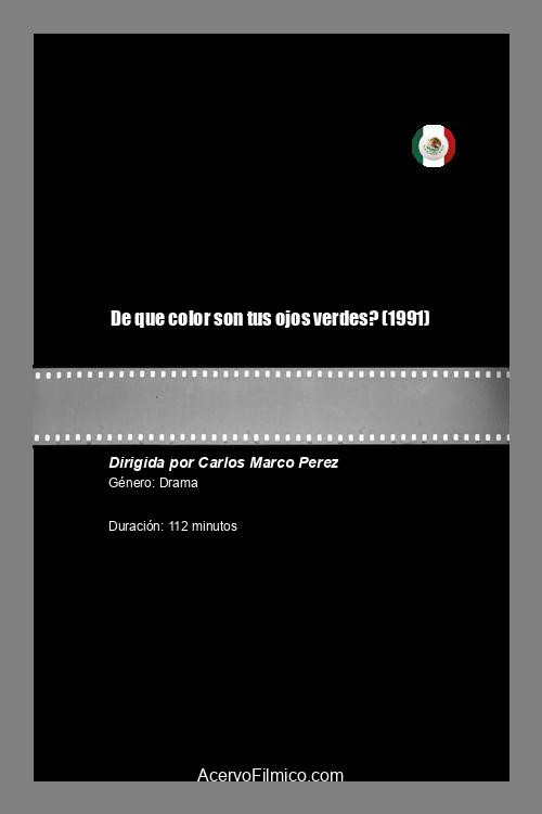 ¿De qué color son tus ojos verdes? Poster